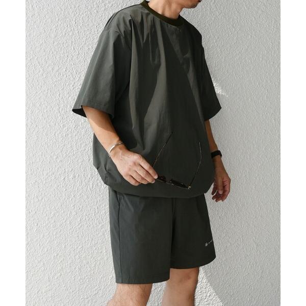 tシャツ 「WEB限定」SHIPS any: ワッシャーナイロン スピンドル Tシャツ＋イージーショーツ セットアップ メンズ（Yahoo!・ZOZOTOWN Yahoo!店）