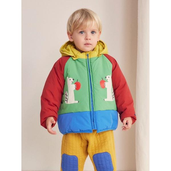 ダウン アウター Baby Hungry Squirrel hooded anorak キッズ 子供服 男の子 女の子