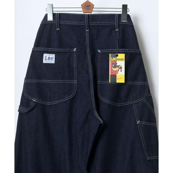 ワイドパンツ ジーンズ Lee/リー PAINTER PANTS/ペインターパンツ/デニム ダック ツイル ヒッコリー ワイドパンツ/バギーパンツ/レディース メンズ