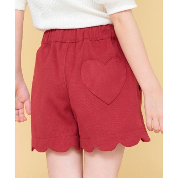 パンツ 「マシュマロ」裾スカラップショートパンツ キッズ 子供服 女の子