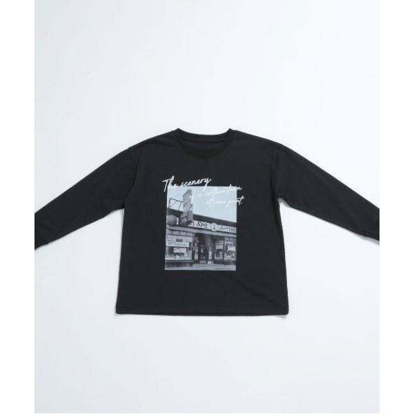 tシャツ フォトプリントワイドロンT キッズ 子供服 男の子 女の子