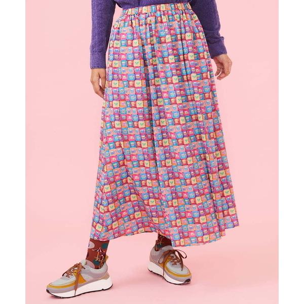 スカート Chocolate con churros プリントフレアスカート の商品画像