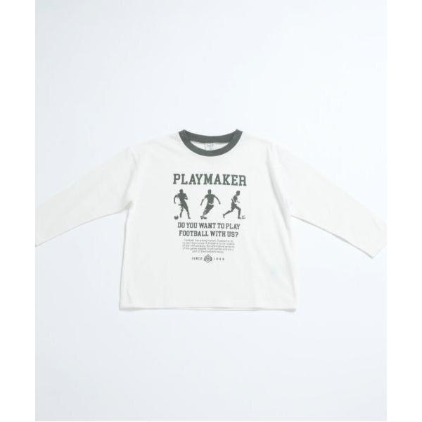 tシャツ アスリートプリントワイドロンT キッズ 子供服 男の子 女の子