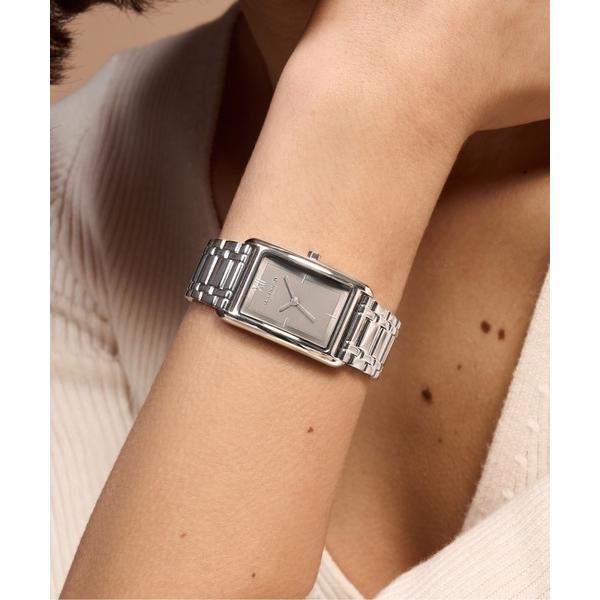 腕時計 「OLIVIA BURTON/オリビアバートン」クラシックス - 23mm グローブ ダブグレー＆シルバーブレスレット レディース の商品画像