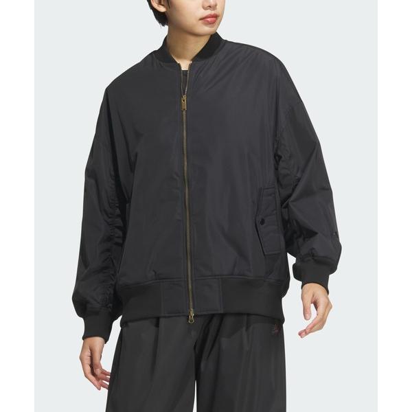 ジャケット MA-1 カレッジ ルーズフィット ボンバージャケット/アディダス adidas レディース