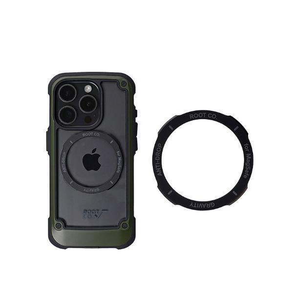 ROOT CO. GRAVITY MAGNET PC RING for MagSafe対応 マグネットリング (ブラック)（Yahoo!・ZOZOTOWN Yahoo!店）
