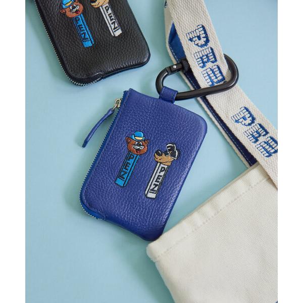 キーケース 「PEZ(ペッツ) ×ear」「牛革」カラビナ付きパス＆キーケース の商品画像