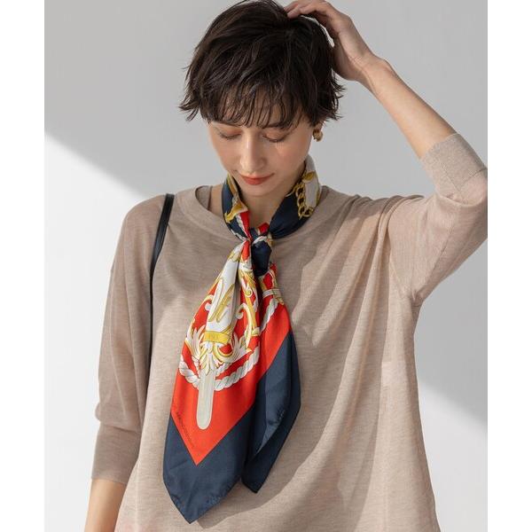 スカーフ バンダナ スクエア シルク スカーフ レディース の商品画像