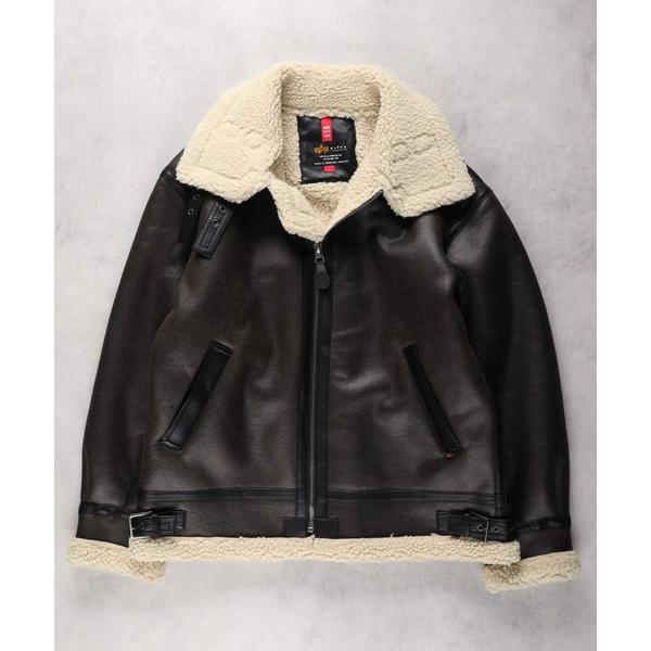 ブルゾン アウター 「ALPHA」 フェイクムートン B-3 メンズ