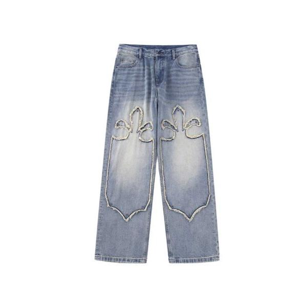 ジーンズ SUPPLIER/サプライヤー/Fleur Cutting Double Knee Denim Pants メンズ レディース