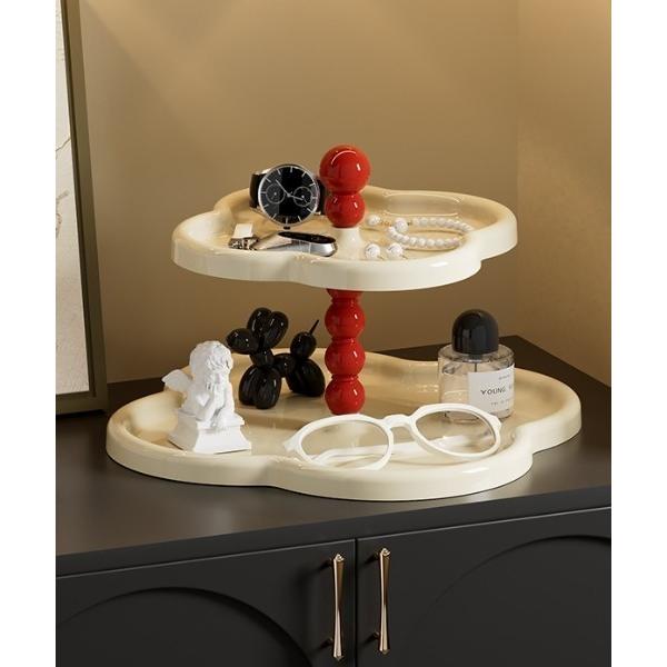 収納 二層ディスプレイスタンド の商品画像