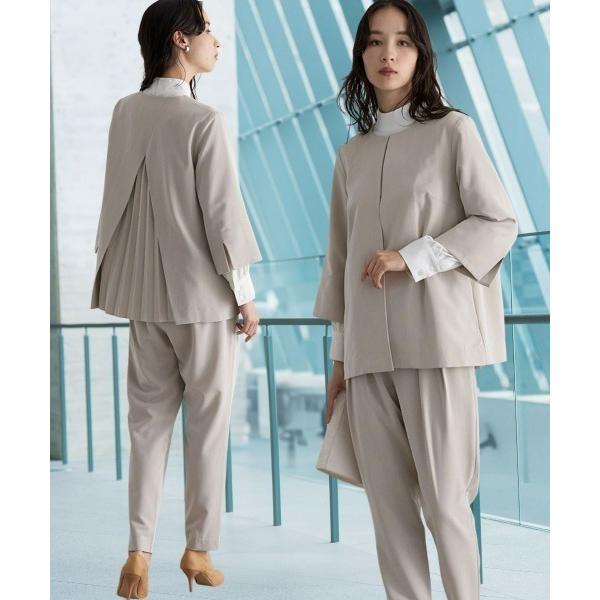 セットアップ 「入学式・卒業式・フォーマル」バックプリーツデザインジャケットストレッチパンツスーツ（ジャケット+パンツ）「Callarus」 レディー｜ZOZOTOWN Yahoo!店