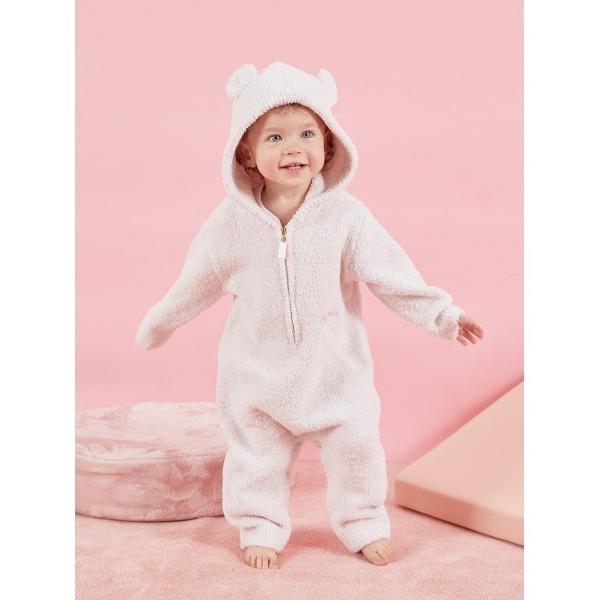 ベビー服 ロンパース 「限定カラーあり」「BABY」パウダーベアロンパース
