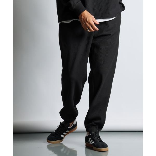スウェットパンツ ジャージ 「AIR FLEX」SETUP WAFFLE RELAX PANTS：高収縮機能素材「エアフレックス」セットアップ ワッフ の商品画像