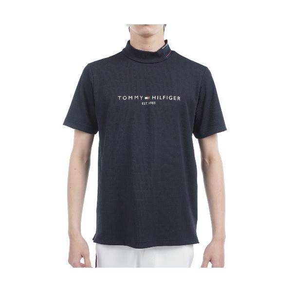 ロゴジャガード 半袖モックネック メンズ の商品画像