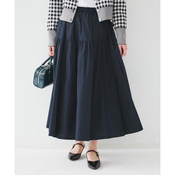 スカート ライトコットン ティアードスカート