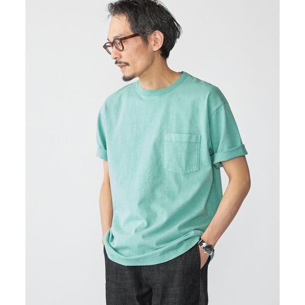 tシャツ SHIPS: コットン USA クルーネック ポケット ピグメント Tシャツ メンズ の商品画像