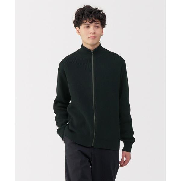 カーディガン 紳士　洗える畦編みフルジップカーディガン メンズ レディース｜ZOZOTOWN Yahoo!店