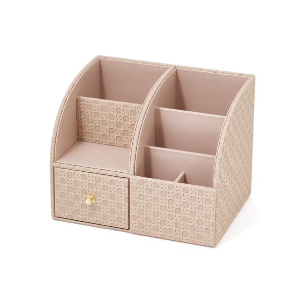 文房具 エンボス デスクオーガナイザー L ピンク の商品画像