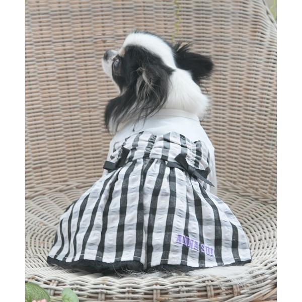 犬 服 ANNA SUI/ギンガムチェックドッキングワンピース（Yahoo!・ZOZOTOWN Yahoo!店）