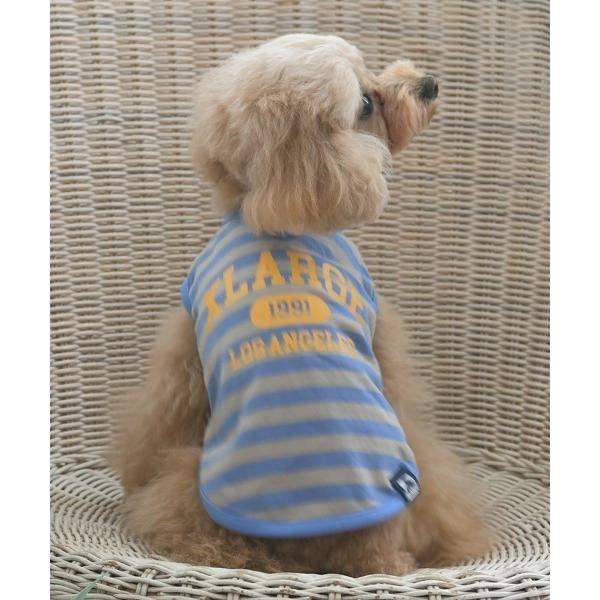 犬 服 XLARGE/ストライプロゴタンクトップ（Yahoo!・ZOZOTOWN Yahoo!店）