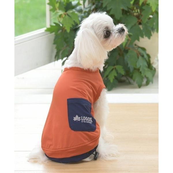 犬 服 LOGOS/ポケット付レイヤードタンクトップ（Yahoo!・ZOZOTOWN Yahoo!店）