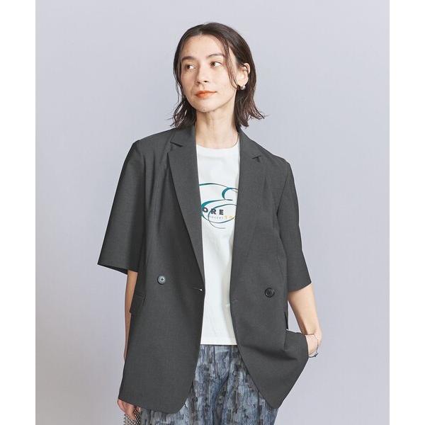 コート アウター ハーフスリーブ ジャケット レディース の商品画像