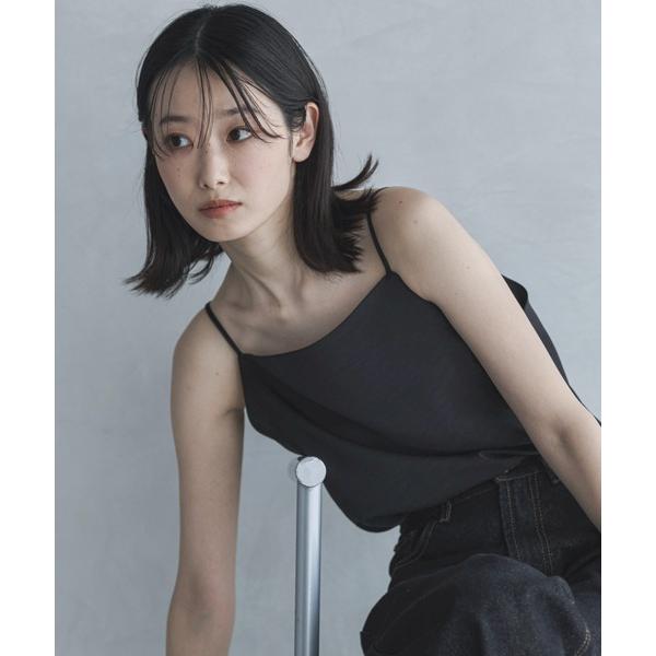サテンキャミソール レディース の商品画像