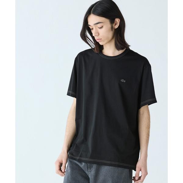 tシャツ 配色ステッチ半袖Tシャツ メンズ レディース の商品画像