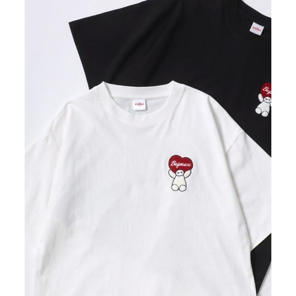 tシャツ 2025SS Disney/ディズニー ミッキー/ズートピア/ベイマックス/リロ＆スティッチ/ルシファー キャラクター ワンポイントサガラ刺 の商品画像