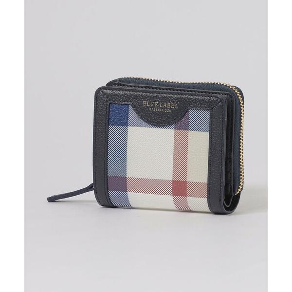 財布 クレストブリッジチェックレザー二つ折り財布 レディース の商品画像