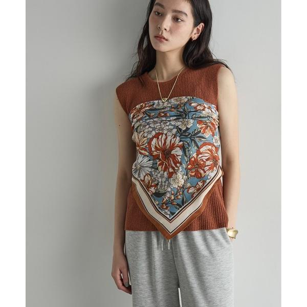 スカーフ バンダナ ボタニカル大判スカーフ レディース の商品画像