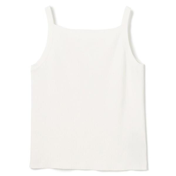 タンクトップ ノースリーブ 「UVカット/抗菌防臭」スゴ機能美ニット スクエア キャミソール レディース の商品画像