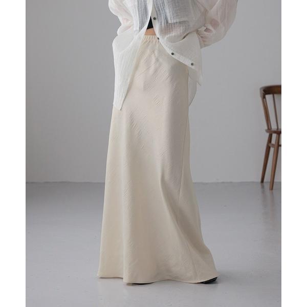 スカート ストレッチサテンスカート　 290120 の商品画像