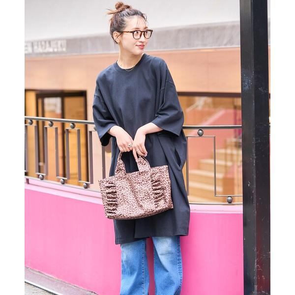 ワンピース 限定展開　ビッグシルエットTシャツ半袖ミニワンピース の商品画像