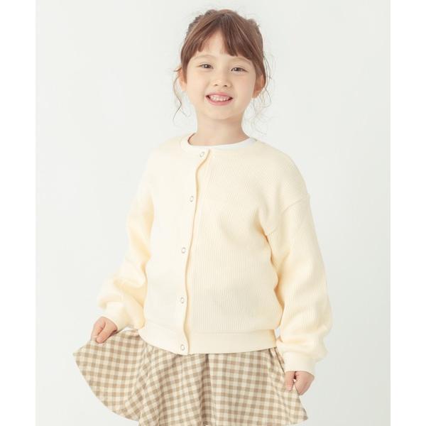 カーディガン ワッフルカーディガン キッズ 子供服 男の子 女の子（Yahoo!・ZOZOTOWN Yahoo!店）