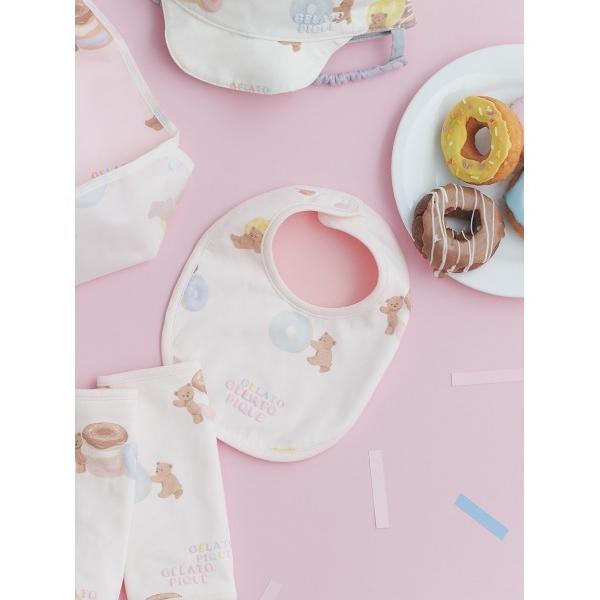 スタイ よだれかけ 「BABY」ドーナツベア柄スタイ の商品画像