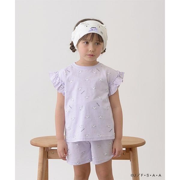 パジャマ 「クレヨンしんちゃん」シロ総柄ルームウェアセット キッズ 子供 女の子 の商品画像