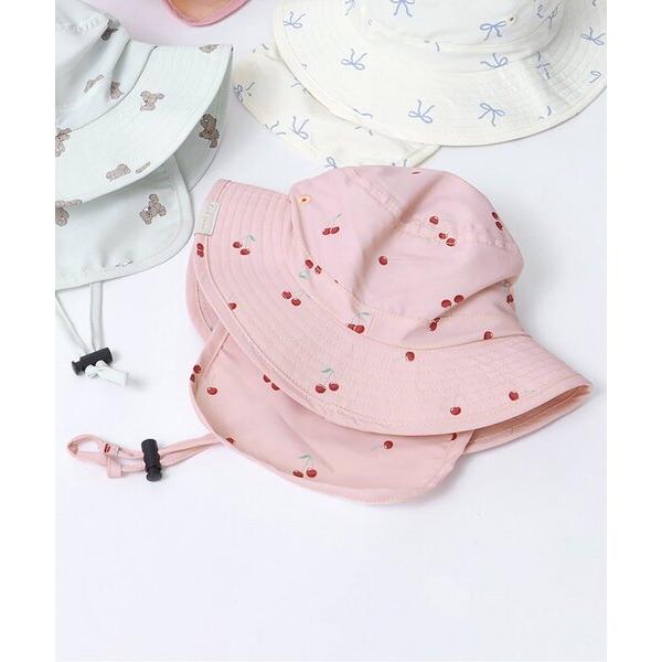 帽子 ハット 「保冷剤収納可・日よけ付き」バラエティアウトドアハット_UVカット_撥水加工 キッズ 子供 男の子 女の子 の商品画像