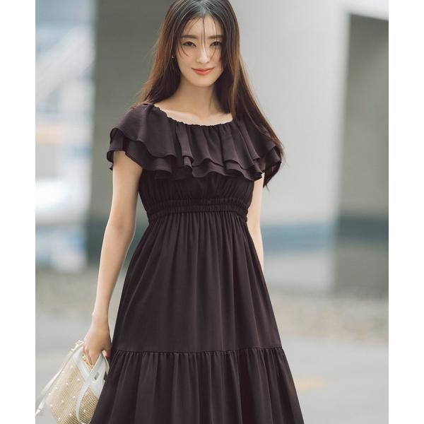 ワンピース 「美人百花掲載」楊柳オフショルワンピース楊柳オフショルワンピース の商品画像