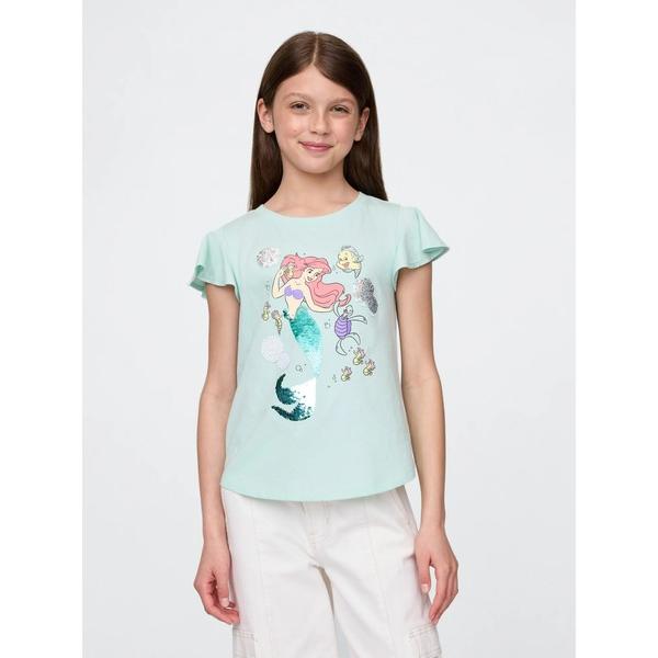 tシャツ GapKids x ディズニー フラッタースリーブ グラフィックTシャツ リトルマーメイド キッズ 子供服 女の子 の商品画像