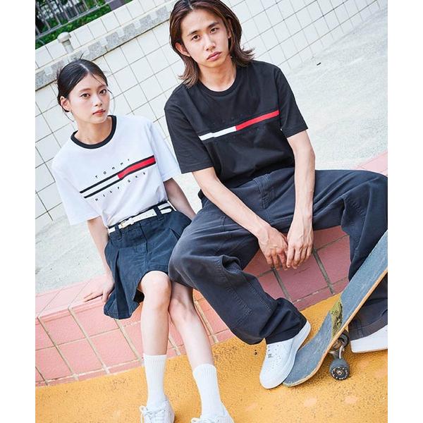 tシャツ 「オンライン限定」「ユニセックス」トミーヒルフィガーロゴTシャツ / TINO TEE メンズ レディース