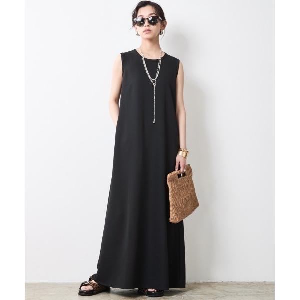 ワンピース 夏 ノースリーブAラインロングワンピース「大きいサイズ有」（もっとロング丈）シックスタイル