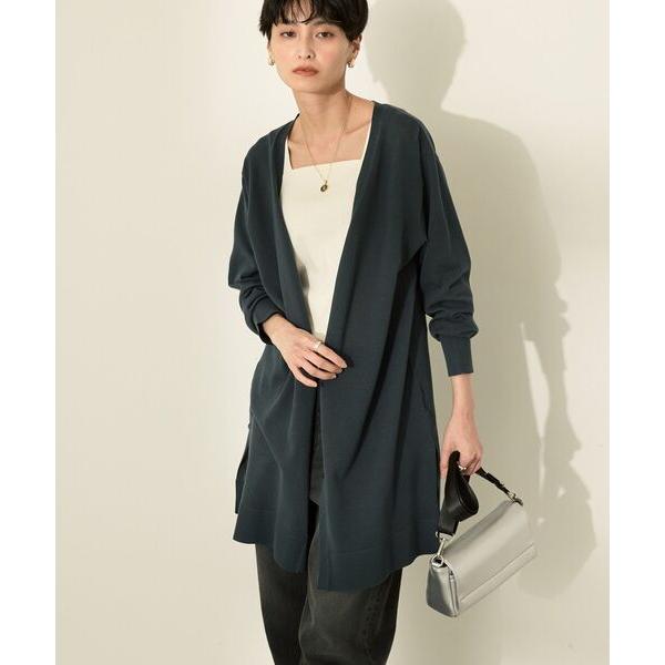 カーディガン ウォッシャブル Vネックロングカーディガン レディース の商品画像