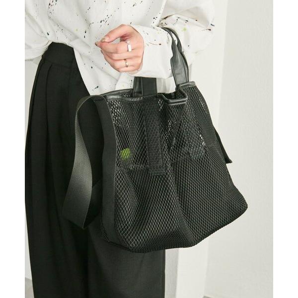 トートバッグ 「ouchi/ほし企画」ダイヤメッシュ2WAYトートバッグLサイズ レディース
