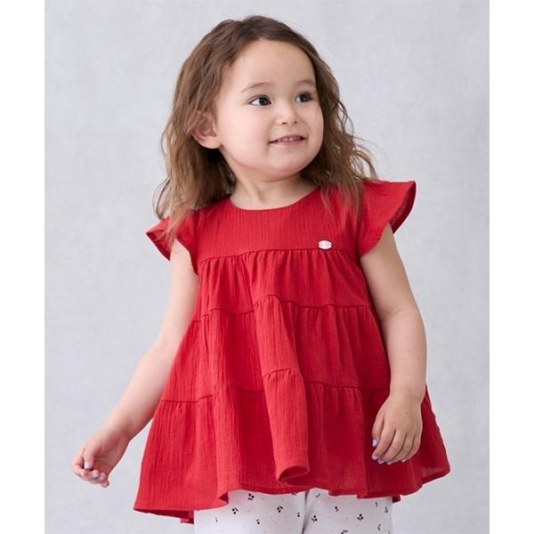 チュニック 「スマイル/リンク」楊柳チュニック(キッズサイズ) キッズ 子供服 女の子 の商品画像