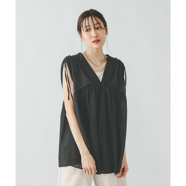 ブラウス シャツ エアリーリラックスギャザーブラウス/325956 レディース の商品画像