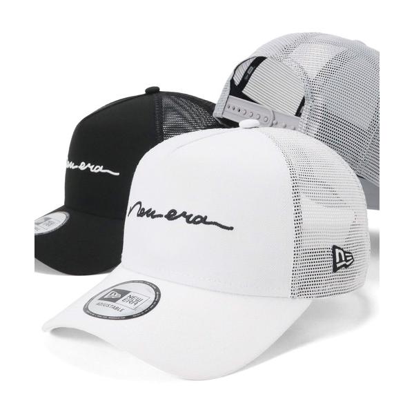 キャップ 帽子 ニューエラメッシュキャップ 9FORTYA-FRAME 手書き風ロゴ ONSPOTZ別注 メンズ レディース の商品画像