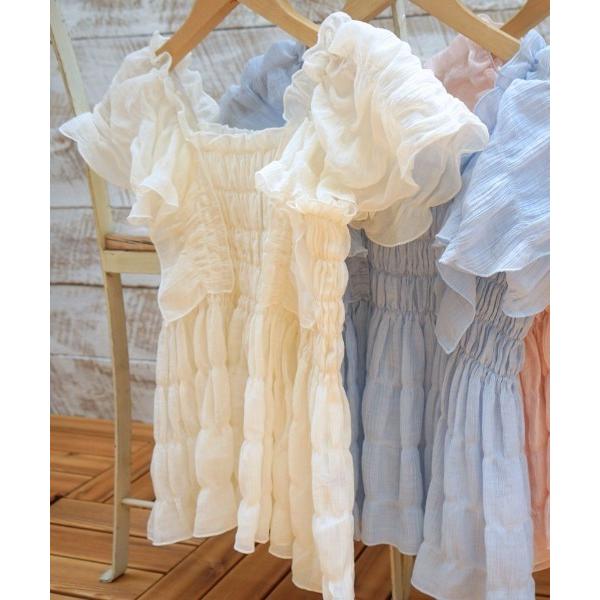 ブラウス シャツ シアーパピヨンブラウス4 レディース の商品画像