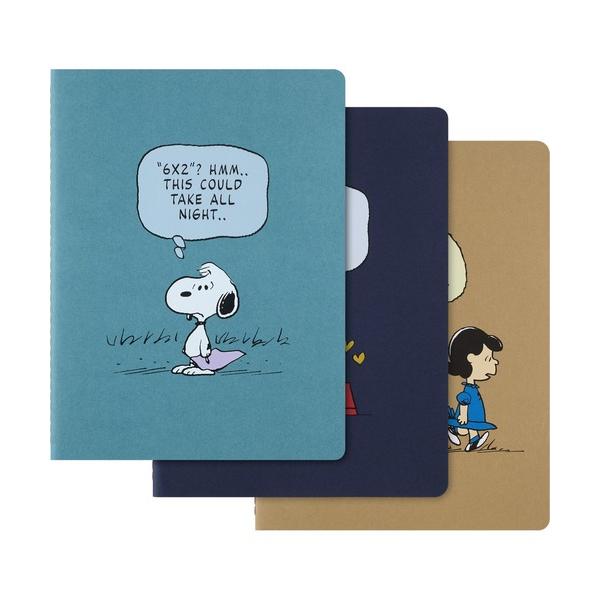 手帳 ピーナッツ X モレスキン ノート アソート3冊 セット カイエ XLサイズ の商品画像